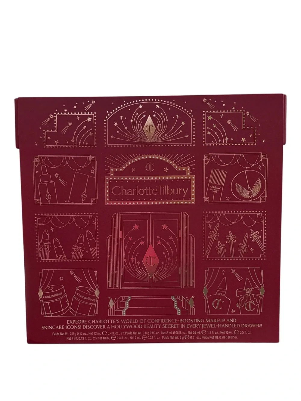 Charlotte Tilbury Hollywood Beauty Organizer Box - BOX ONLY